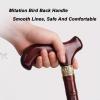 Wooden Walking Cane, with Comfort Grip Handle, Walking Stick 36.6 Inch, Sturdy Canes for Men & Women. (Size : 36.6in/93cmC) view 4
