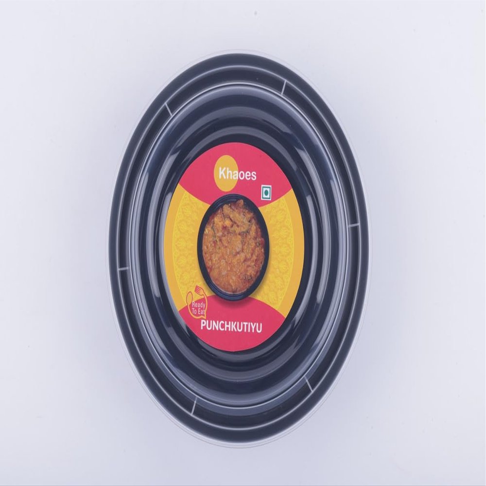 Khaoes Ready to Eat Punchkutiyu Instant Punchkutiyu with No Added Preservative and Colours (Item Weight : 74 gr,Pack Of 1)