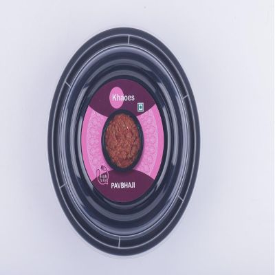 Khaoes Ready to Eat Pavbhaji Instant Pavbhaji with No Added Preservative and Colours (Item Weight : 61 gr,Pack Of 1)