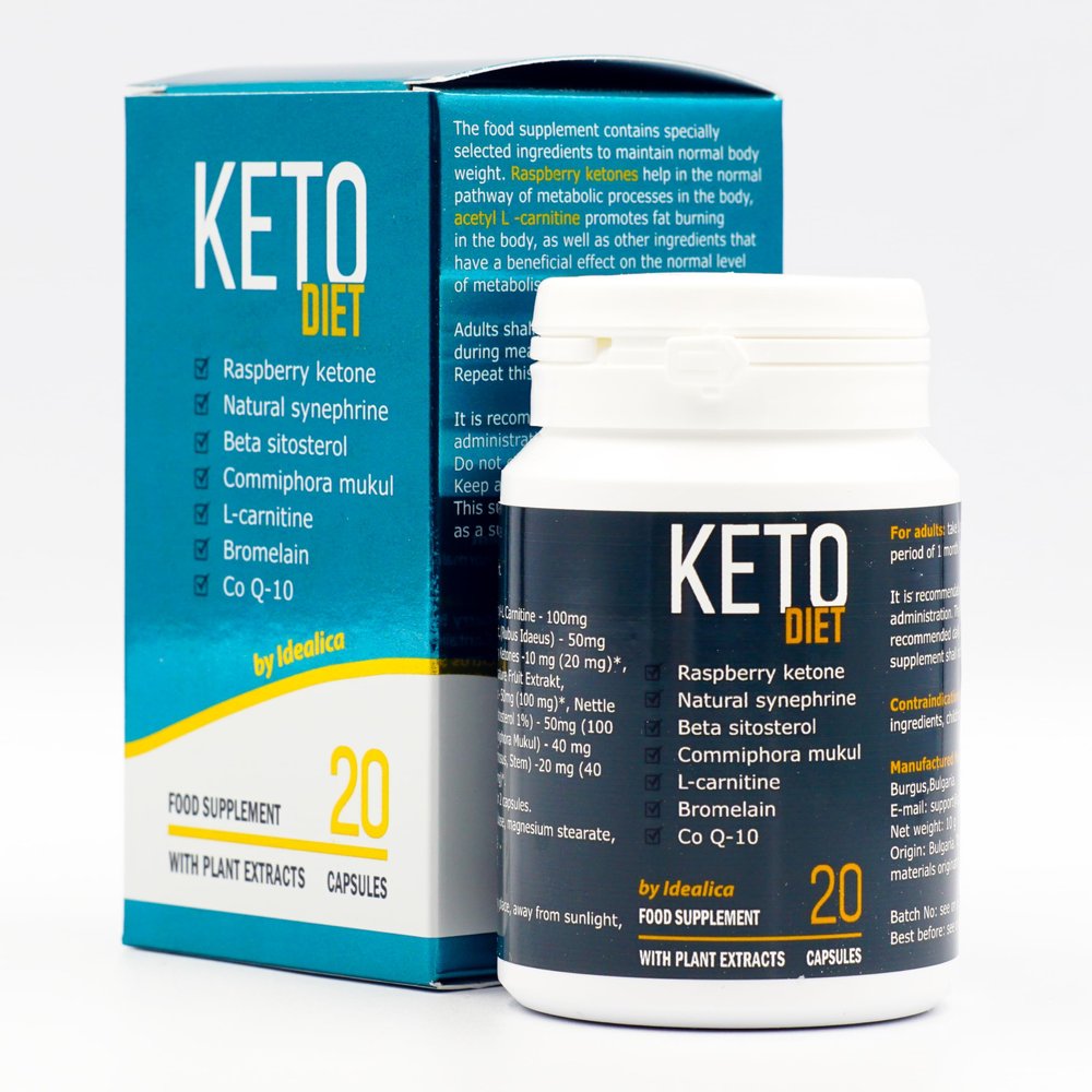 IDEALICA Keto Diet Metabolism Formula Naturally Fast with Ketogenic Diet with Q10 Coenzyme 20 Capsules