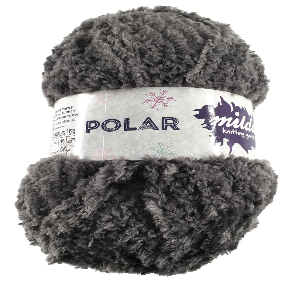 New Polar Snowflake Cuddly Soft Fluffy Chunky 100g Shade 1193 Smokey