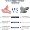 Cervical Spine Massage Pillow, Neck and Shoulder Relaxer Neck Massage Pillow, Cervical Spine Alignment Chiropractic Pillow Cervical Neck Traction Device Neck Stretcher for TMJ Pain Relief (Pink) view 4