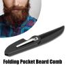 ANKROYU Folding Mustache Combs for Men, Beard Styling Comb, Portable Fine Teeth Beard Comb, Pocket Fine Tooth Hair Comb, Beard Folding Comb, for Travel Office Daily Life view 4
