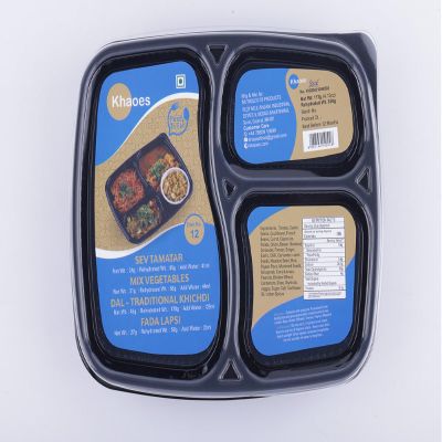 Khaoes Ready to Eat Dish 12 Instant Dish 12 with No Added Preservative and Colours (Item Weight : 117 gr,Pack Of 1)