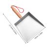 Mobestech Small Stainless Steel Dustpan Compact Metal Dust Pan for Tabletop Cleaning Practical and Fine Workmanship for Children and Daily Use After Dinner view 2