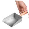Mobestech Small Stainless Steel Dustpan Compact Metal Dust Pan for Tabletop Cleaning Practical and Fine Workmanship for Children and Daily Use After Dinner view 4