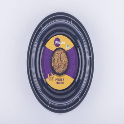 Khaoes Ready to Eat Paneer Bhurji Instant Paneer Bhurji with No Added Preservative and Colours (Item Weight : 92 gr,Pack Of 1)