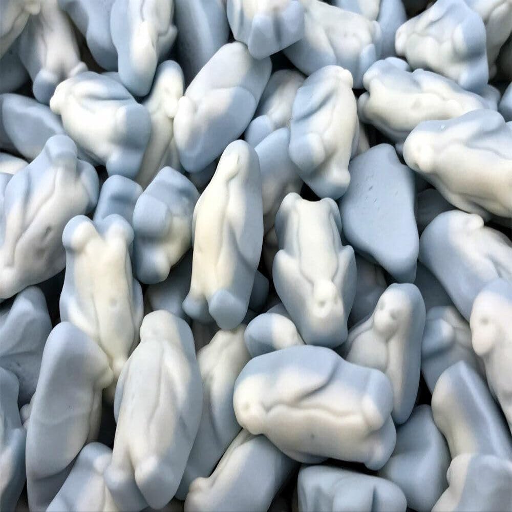 Christmas Pick N Mix Sweets - Reindeer, Christmas Trees, Elves, Penguins, Snowy Mix, SnowFlex (Penguins, 200g)