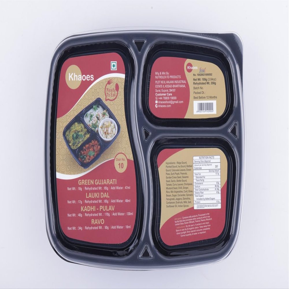 Khaoes Ready to Eat Dish 10 Instant Dish 10 with No Added Preservative and Colours (Item Weight : 109 gr,Pack Of 1)