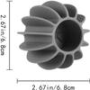 BWESOO 1 Count Reusable Laundry Balls - Silicone Dryer Balls for Washing Machine - Grey view 2
