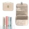 1 Travel TOOTHBRUSH Holder & Hanging TOILETRY Bag, MOUTHWASH Cup, TOOTHPASTE Holder -Carry Strap, Anti Slip Groove,Business Trip, Store Travel Make Up Brushes (1 HOLDER & Toiletry BAG) view 1