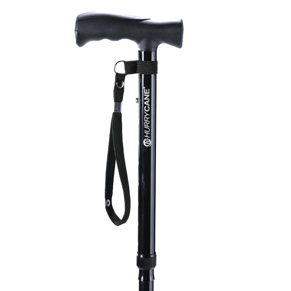 Drive Devilbiss HurryCane - Comfort Edition Walking Stick in Black