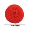 2/4/10/24pcs Plastic Dish Scrubbers for Dishes, Round Nylon Dish Scouring Pads, Non-Scratch Colorful Mesh Scourers, Durable Scouring Pad Cleaning Scrubber for Kitchen - Random Color view 3