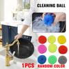 2/4/10/24pcs Plastic Dish Scrubbers for Dishes, Round Nylon Dish Scouring Pads, Non-Scratch Colorful Mesh Scourers, Durable Scouring Pad Cleaning Scrubber for Kitchen - Random Color view 4