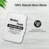 Sunydog Alum Block,Alum Stone Shaving Accessory 100% Natural Odourless After Shave Deodorant Alternative Soothes the Skin After Shaving Barber Item for Women and Men view 2
