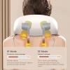 5D Neck & Shoulder Massager with Heat - Portable Kneading Massager for Pain Relief & Comfort - Gifts for Women & Men (White) view 3