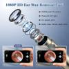 Ear Wax Removal Tool Ear Cleaner With Swivel Storage, 1000W HD Pixel Ear Endoscope, Ear Camera With Camera, Small Portable Ear Scoop For Travel, Wifi Connection view 3