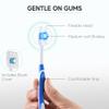 4 Pack Toothbrushes for Adults - Individually Wrapped Medium Bristle Toothbrushes with Covers - Blue - Convenient & Affordable Dental Care for Travel, Hotels, Airbnb, Missions & More view 2
