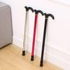 ULTECHNOVO Telescopic Crutches Aluminum Alloy Walking Stick Section Adjustable Height Cane for Elderly Walking Aid for Men Skid-resistant Handle and Indoor Mobility view 3