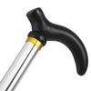 ULTECHNOVO Telescopic Crutches Aluminum Alloy Walking Stick Section Adjustable Height Cane for Elderly Walking Aid for Men Skid-resistant Handle and Indoor Mobility view 4