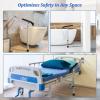 LTLWSH Toilet Grab Bar for Elderly, 23.6Inch Height Adjustable and Flip Up Handicap Grab Bars for Bathroom, Aluminum Alloy Floor to Wall Toilet Safety Rails view 4