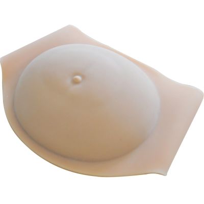 ALKANI Women's Fake Silicone False Belly Artificial Silicone Pregnancy Bump Fake Pregnant Belly Suitable For Actor Performance Photography Film Props (Color : Dark skin, Size : 2-4months~1500g)