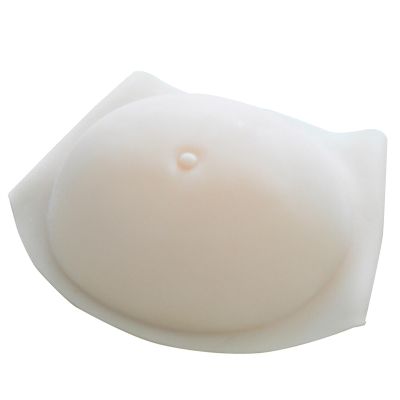 ALKANI Women's Fake Silicone False Belly Artificial Silicone Pregnancy Bump Fake Pregnant Belly Suitable For Actor Performance Photography Film Props (Color : White skin, Size : 5-7months~2400g)