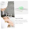 Cabilock 3pcs Stainless Soap Dish Single Layer Soap Box Drainage for Bathroom Tray Holder in Grey for Kitchen Bathroom Use view 4