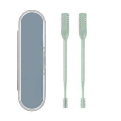 Nasal Hair Cutter, 360 Degree Rotating Nose Hair Trimmer, Portable Manual Nose Hair Trimmer for Women and Men (2 Pcs)