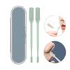 Nasal Hair Cutter, 360 Degree Rotating Nose Hair Trimmer, Portable Manual Nose Hair Trimmer for Women and Men (2 Pcs) view 2