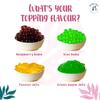 BOBA BAR Picnic Mixed Bubble Tea Kit (Serves 4 x 500 Ml Drinks) - Includes a Variety of Mix Tea Flavors, Popping Boba and Jelly Toppings | Gluten-Free | Contains Tapioca Pearls and Tea Bags view 4