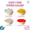 BOBA BAR Sunny Day Mixed Bubble Tea Kit (Serves 4 x 500 Ml Drinks) - Includes a Variety of Mix Tea Flavors, Popping Boba and Jelly Toppings | Gluten-Free | Contains Tapioca Pearls and Tea Bags view 4
