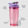 BlenderBottle Strada Shaker Cup, Wire Mixball For Protein Shakes and Pre Workout, 710ml, Purple view 3