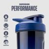 BlenderBottle Sport Shaker Bottle with Wire Whisk, 28-Ounce, Blue  Protein Shakes & Hydration for Athletes & Fitness Enthusiasts, Easy Mixing, Durable & Lightweight, Lockable Lid view 2