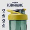 BlenderBottle Strada Shaker Cup, Wire Mixball For Protein Shakes and Pre Workout, 710ml, Yellow view 2