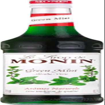 Monin Green Mint 70cl - Premium Green Mint Flavouring Syrup for Cocktails, Mocktails, and Coffee