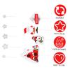 Christmas Decorations,5 Sets Cupcake Cake Baking Dessert Decoration Flags cake picks Christmas decorative cake picks Christmas topper Merry Christmas Cupcake Toppers rein view 4