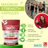 Apple Cider Vinegar Capsules with Mother  1800mg Per Serving  60 Vegan Capsules  Made in Britain  SMUG Supplements view 3