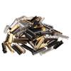 HAPINARY 80pcs Shoelace Aglets Metal Lace Tips 3mm End Caps for Shoe Lace Repair and Replacement for Outdoor Activities and Daily Wear view 1