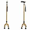 SilteD Tetrapod Walking Stick With 4 Leg Stable Non Slip Crutches Adjustable Height Aluminium Crutches view 3