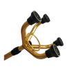 SilteD Tetrapod Walking Stick With 4 Leg Stable Non Slip Crutches Adjustable Height Aluminium Crutches view 4