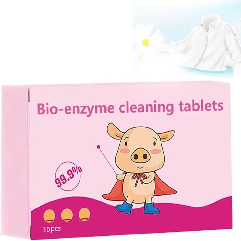 Multi-Functional Bio-Enzyme Cleaning Tablets,Bio-Enzyme Explosive Salt,Multi-functional Dissolve Concentrated Cleaning Tablets,Cleaner Dissolve Concentrated Tablets (3 Box)