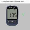 Blood Glucose Test Strips x 100pcs & Lancets x 100, Only for Exactive Vital Glucometer Blood Glucose Monitor view 2