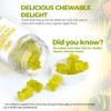 Magnesium Glycinate Gummies 800mg - Sugar Free Magnesium Supplement with Ashwagandha, Lemon Balm Extract & CoQ10 for Calm Mood & Muscle, Sleep Support - 60 Gummies (Pineapple Flavor) (2) view 3