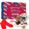 Christmas Hot Chocolate Gift Set Kids - Xmas Eve Box Fillers, Hot Chocolate Bombs, Stirrers, Marshmallow, Xmas Mug, Cone, Candy Cane, Gingerbread, Xmas Socks |Christmas Eve Box Fillers For Toddlers view 2