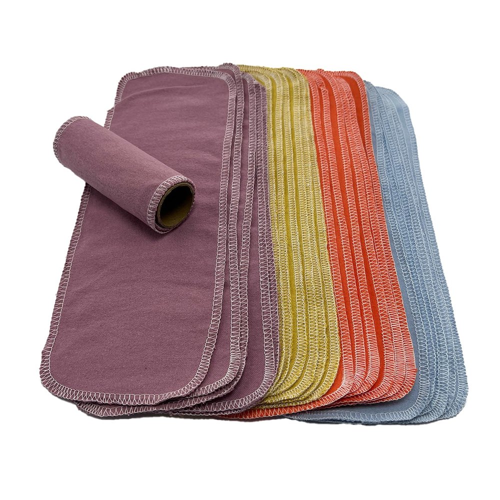 BEECO GIF2U NAIVELY230205CZ Reusable Toilet Paper, Reusable, Washable, Super Soft, Absorbent, Washable and Super Soft, Coloured Bidet Wipes Without Residue
