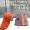 BEECO GIF2U NAIVELY230205CZ Reusable Toilet Paper, Reusable, Washable, Super Soft, Absorbent, Washable and Super Soft, Coloured Bidet Wipes Without Residue view 2