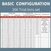 ZXSYYDS 266 Pcs Optical Trial Lens Set, Trial Lens Set Optical Kit,Trial Frame, Metal Rim Aluminum Case with Combination Lock,Plastic Optical Trial Lens Equipment for Eye Hospital Vision Test view 4
