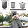 100 Pcs 15 Liter Bin Bags, 50 x 60 cm Biodegradable Garbage Bags, Portable Food Waste Bags, Strong Pedal Bin Bags, Kitchen Bin Liners for Office Bathroom (Black) view 2