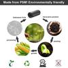 100 Pcs 15 Liter Bin Bags, 50 x 60 cm Biodegradable Garbage Bags, Portable Food Waste Bags, Strong Pedal Bin Bags, Kitchen Bin Liners for Office Bathroom (Black) view 4
